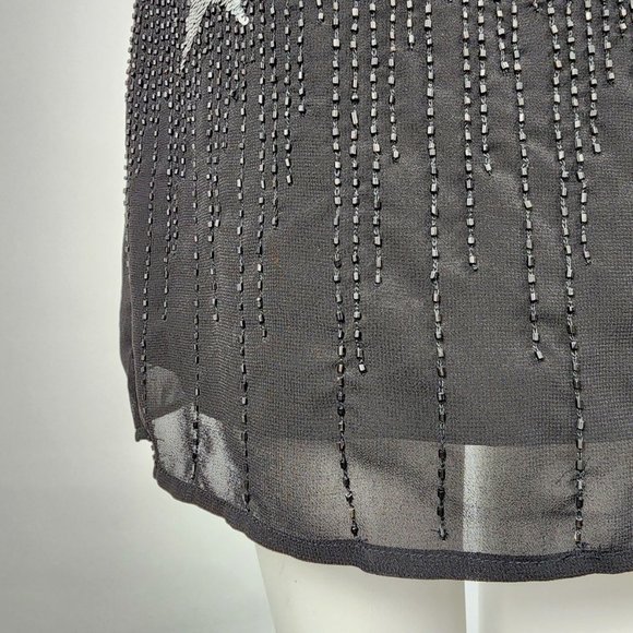 Guess Black Mini Dress with Star Accents - Picture 4 of 10